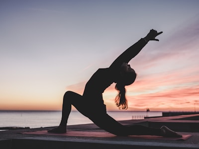 Yoga Trainer teaching class
